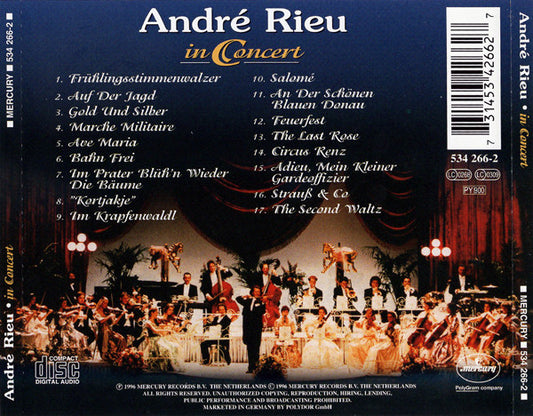 André Rieu : In Concert (CD, Album)