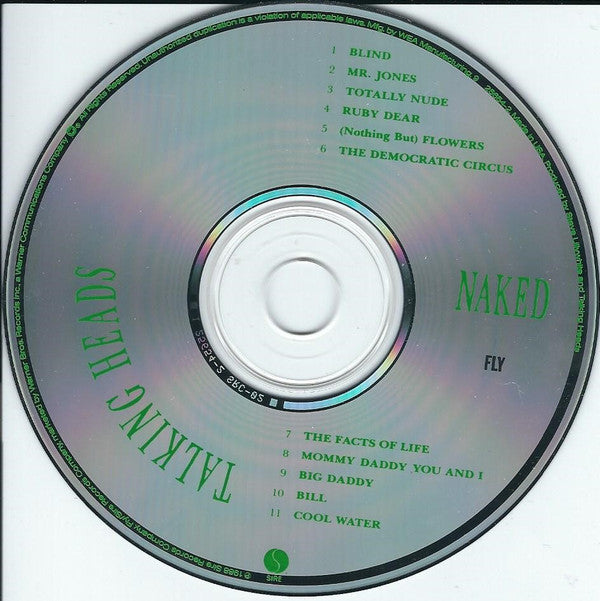 Talking Heads : Naked (CD, Album, Spe)