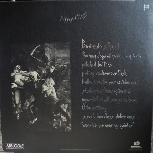 Christian Death : Atrocities (LP, Album)