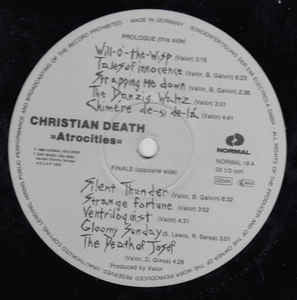 Christian Death : Atrocities (LP, Album)