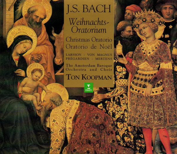 Johann Sebastian Bach - Lisa Larsson, Elisabeth Von Magnus, Christoph Prégardien, Klaus Mertens, The Amsterdam Baroque Orchestra And Choir, Ton Koopman : Weihnachts-Oratorium = Christmas Oratorio = Oratorio De Noël BWV 248 (2xCD + Box)