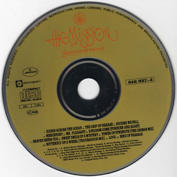 The Mission : Grains Of Sand (CD, Album)