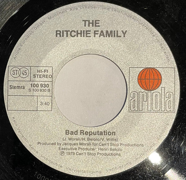 The Ritchie Family : Where Are The Men (7")
