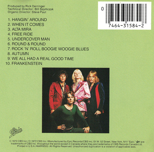 The Edgar Winter Group : They Only Come Out At Night (CD, Album, RE)