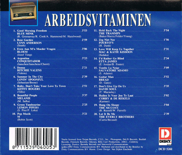 Various : Avro Arbeidsvitaminen Volume 1 (CD, Comp)