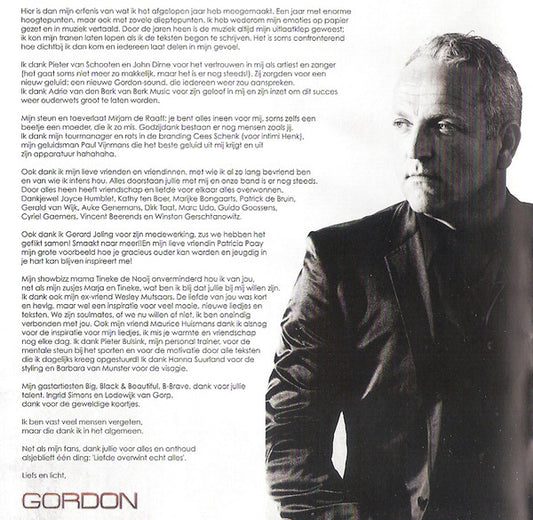 Gordon (3) : Liefde Overwint Alles (CD, Album)