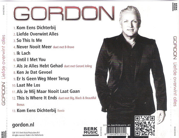 Gordon (3) : Liefde Overwint Alles (CD, Album)
