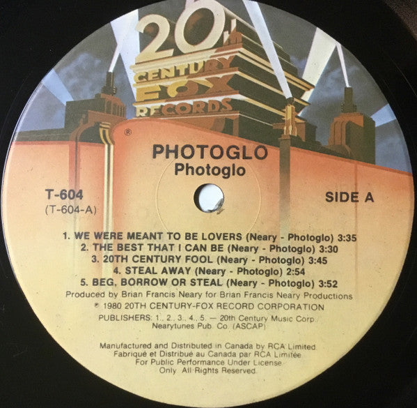 Photoglo : Photoglo (LP, Album)