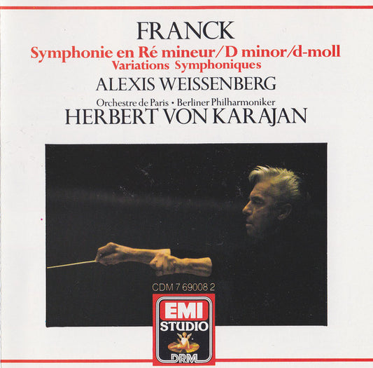 César Franck, Alexis Weissenberg, Orchestre De Paris, Berliner Philharmoniker, Herbert von Karajan : Symphonie En Ré Mineur/D Minor/D-Moll / Variations Symphoniques (CD, Comp, RE, RM)