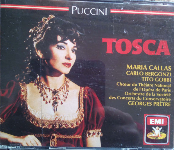 Giacomo Puccini / Maria Callas, Carlo Bergonzi, Tito Gobbi, Choeur National De L'Opéra De Paris, Orchestre De La Société Des Concerts Du Conservatoire, Georges Prêtre : Tosca (2xCD, RM)