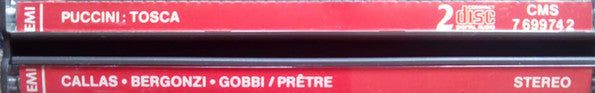 Giacomo Puccini / Maria Callas, Carlo Bergonzi, Tito Gobbi, Choeur National De L'Opéra De Paris, Orchestre De La Société Des Concerts Du Conservatoire, Georges Prêtre : Tosca (2xCD, RM)