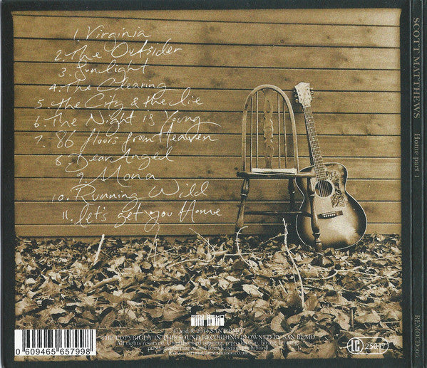 Scott Matthews (2) : Home Part 1 (CD, Album)
