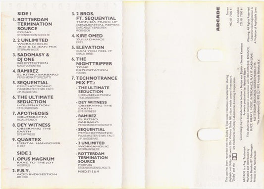 Various : Techno Trance 2 (Cass, Comp, P/Mixed)