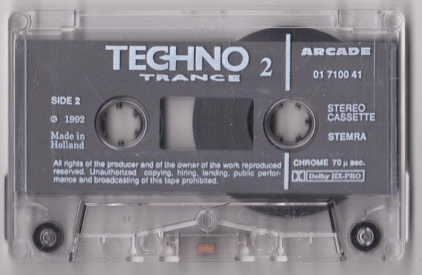Various : Techno Trance 2 (Cass, Comp, P/Mixed)
