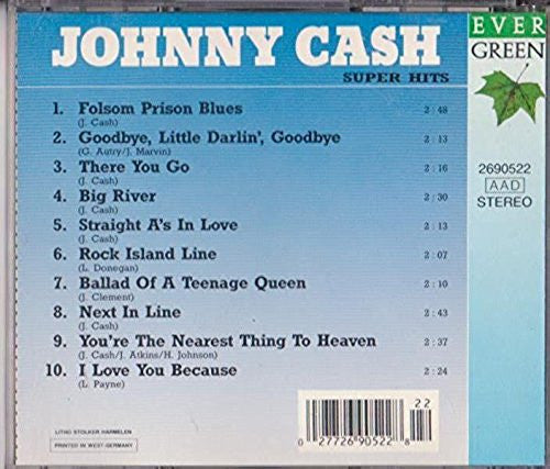 Johnny Cash : Super Hits (CD, Comp)