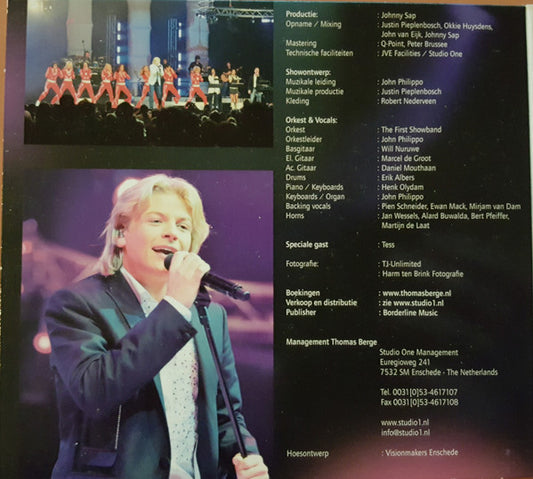 Thomas Berge : Live In De Heineken Music Hall Amsterdam (2xCD, Album)