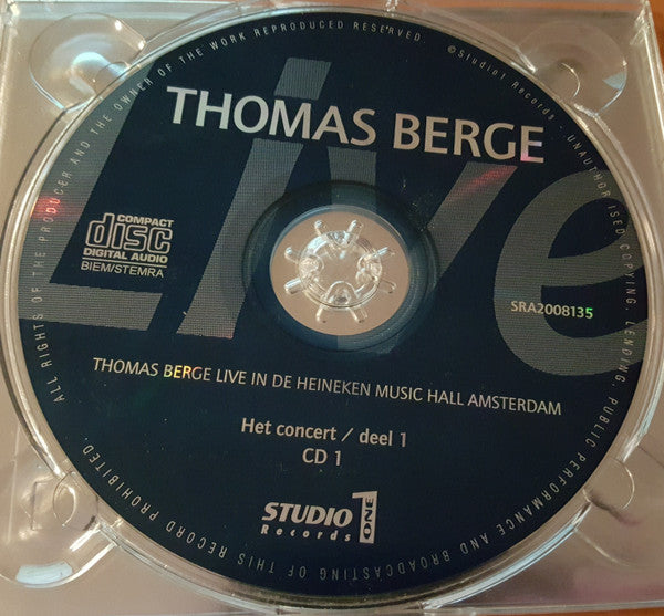 Thomas Berge : Live In De Heineken Music Hall Amsterdam (2xCD, Album)