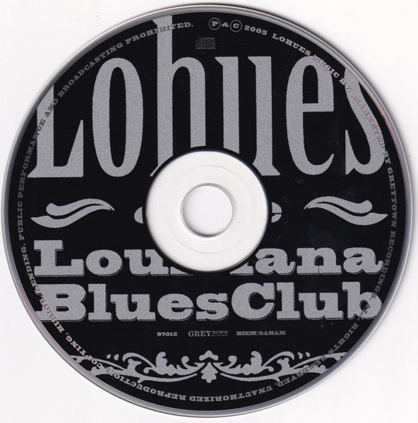 Lohues & The Louisiana Blues Club : Grip (CD, Album)