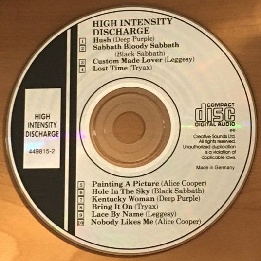 Various : High Intensity Discharge (CD, Album, Comp, M/Print)