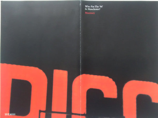 Morrissey : Who Put The 'M' In Manchester? (DVD, PAL)