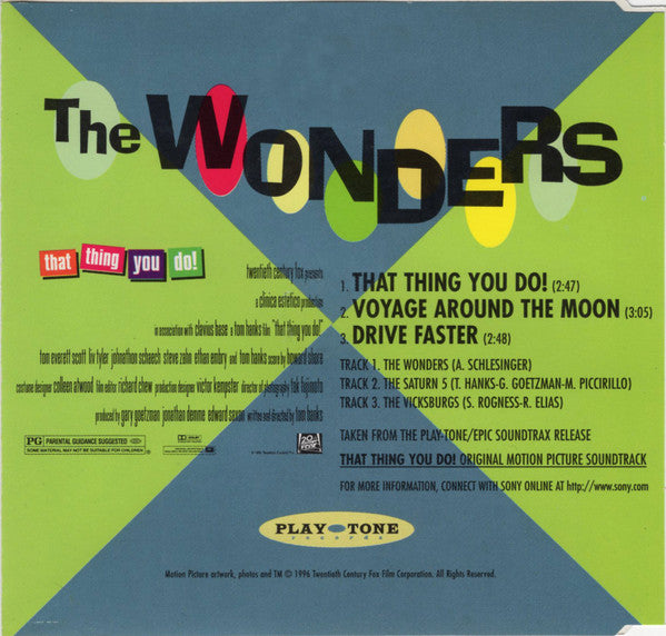 The Wonders : That Thing You Do! (CD, Single)