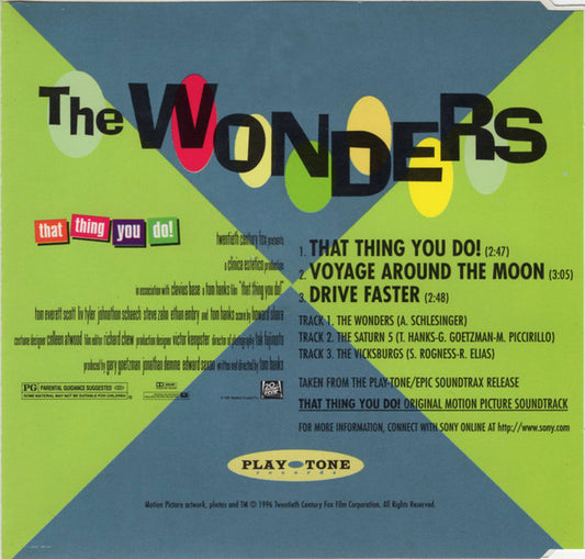 The Wonders : That Thing You Do! (CD, Single)