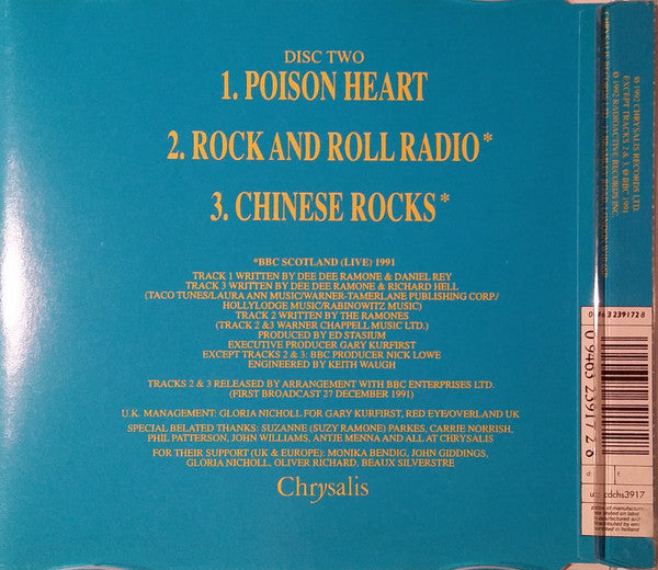 Ramones : Poison Heart (CD, Single, CD2)