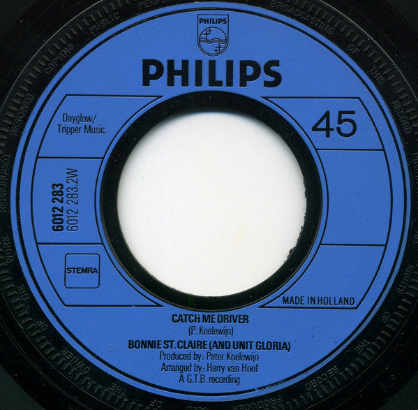 Bonnie St. Claire And Unit Gloria : Clap Your Hands And Stamp Your Feet (7", Single)