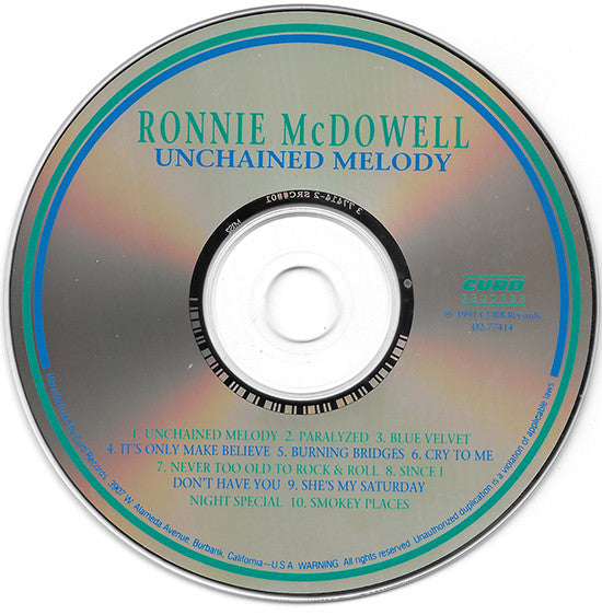 Ronnie McDowell : Unchained Melody (CD, Album)