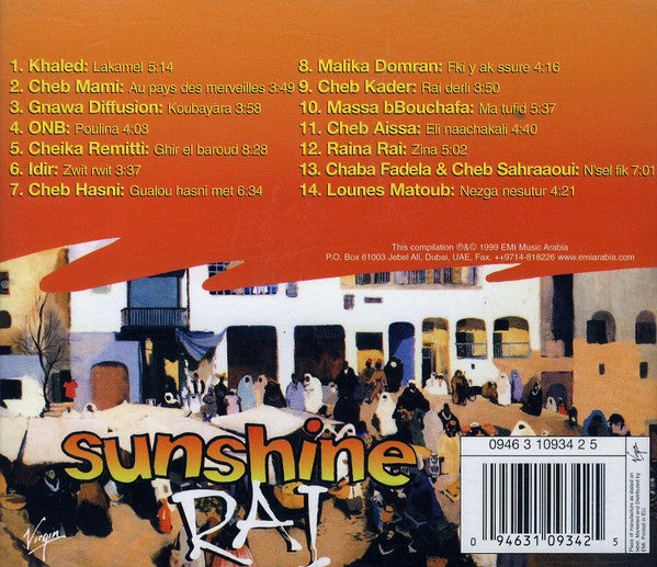 Various : ١٤ شمس راي = Sunshine Rai - 14 Soleils Rai  (CD, Comp)