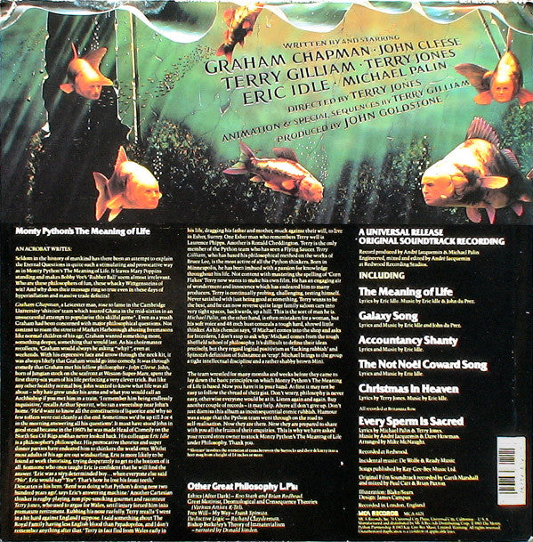 Monty Python : Monty Python's The Meaning Of Life (LP, Album, Pin)