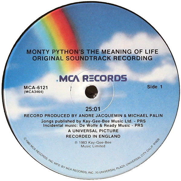 Monty Python : Monty Python's The Meaning Of Life (LP, Album, Pin)