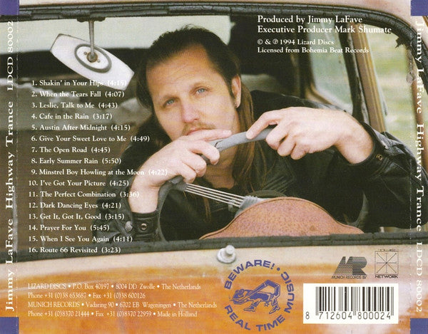 Jimmy LaFave : Highway Trance (CD, Album)
