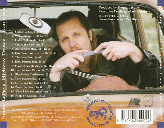 Jimmy LaFave : Highway Trance (CD, Album)