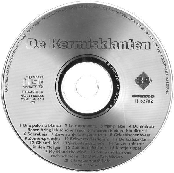 De Kermisklanten : De Kermisklanten (CD, Comp)