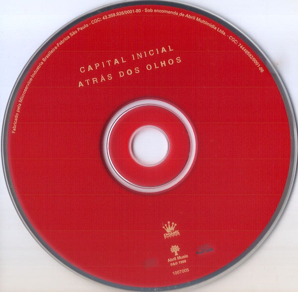 Capital Inicial : Atrás Dos Olhos (CD, Album)
