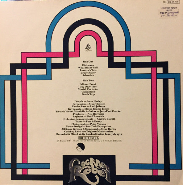 Cockney Rebel : The Human Menagerie (LP, RP)