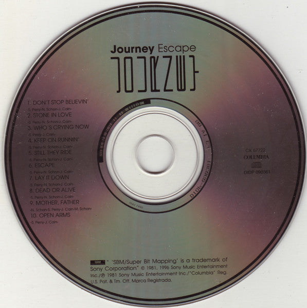 Journey : Escape (CD, Album, RE, RM)