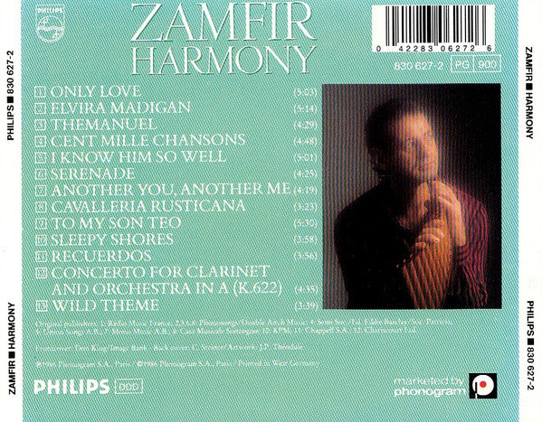 Gheorghe Zamfir : Harmony (CD, Album, RP)