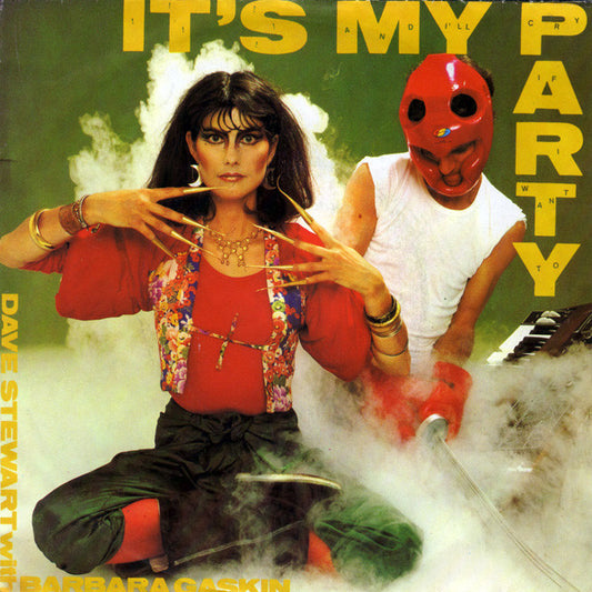Dave Stewart & Barbara Gaskin : It's My Party (7", Single, Sol)