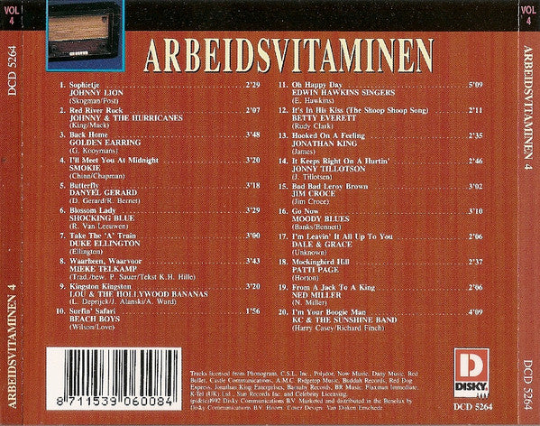 Various : Avro Arbeidsvitaminen Volume 4 (CD, Comp)