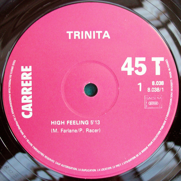 Trinita : High Feeling (12", Maxi)