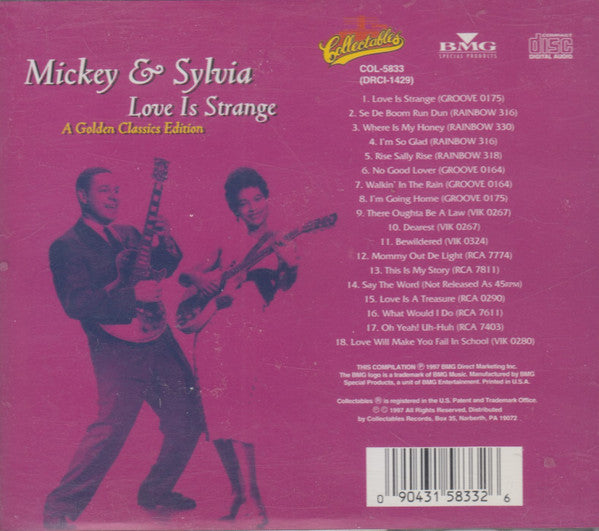 Mickey & Sylvia : Love Is Strange (CD, Comp)