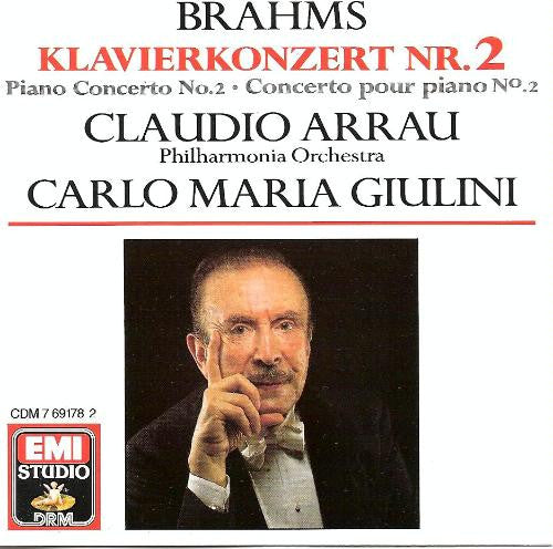 Johannes Brahms - Claudio Arrau, Philharmonia Orchestra, Carlo Maria Giulini : Klavierkonzert Nr. 2 • Piano Concerto No.2 • Concerto Pour Piano N°2 (CD, RM)