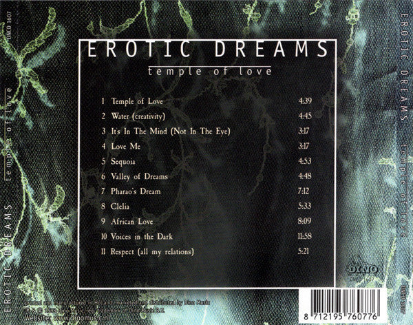 Erotic Dreams : Temple Of Love (CD, Album)