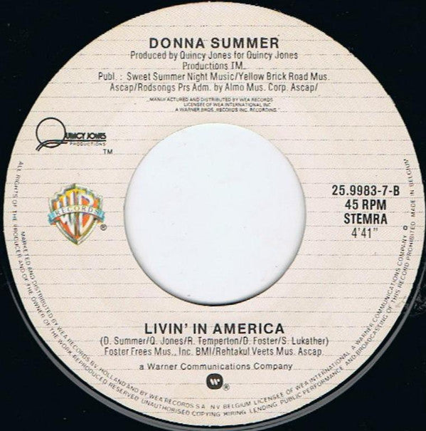 Donna Summer : The Woman In Me (7", Single)