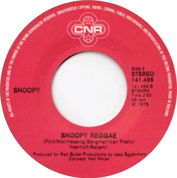 Snoopy (3) : No Time For A Tango (7", Single, Pap)