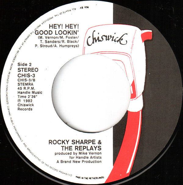 Rocky Sharpe And The Replays* : Shout! Shout! (Knock Yourself Out) (7", Single)