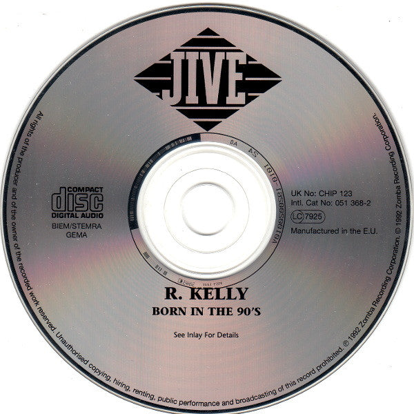 R. Kelly And Public Announcement : Born Into The 90's (CD, Album, RE)
