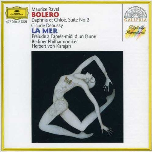 Maurice Ravel, Claude Debussy - Herbert Von Karajan, Berliner Philharmoniker : Bolero / Daphnis Et Chloé, Suite No. 2 / La Mer / Prélude À L'Après-midi D'Un Faune (CD, Comp, RM)